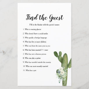Cactus Floral Taco 'sobre o Amor Encontre os Jogos