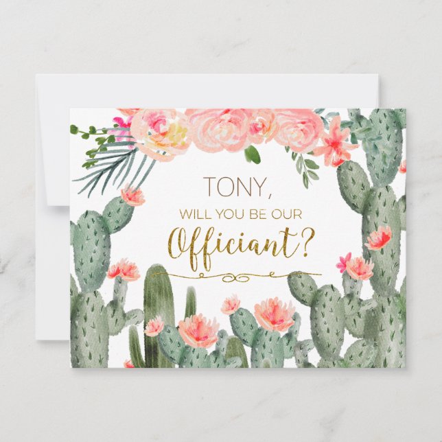 Cactus Mexicano Será Nosso Cartão Oficial (Frente)