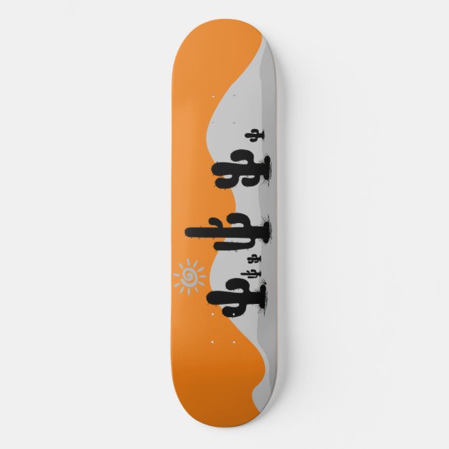 Cactus Skateboard Deck (Frente)