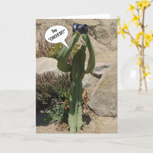 Cactus Tourist, Diga CHEEESE - cartão