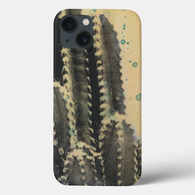 Cactus Verde com Fundo Amarelo (Verso)