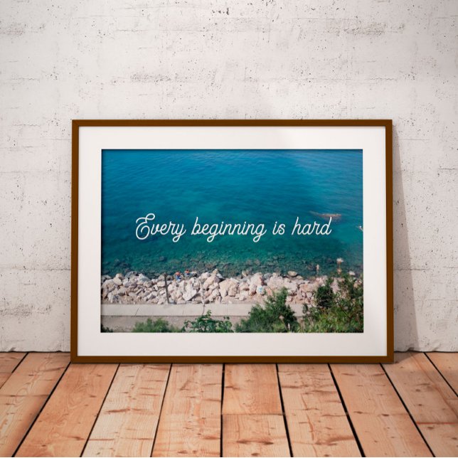 Cada começo é duro de poster (Criador carregado)