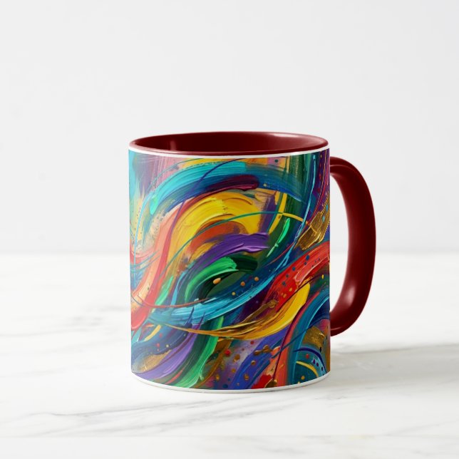 Cada gole é melhor com Caneca de Estilo (Frente Esquerda)