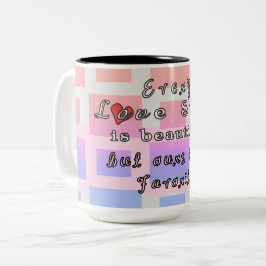 Cada Love Story é caneca de café bonita