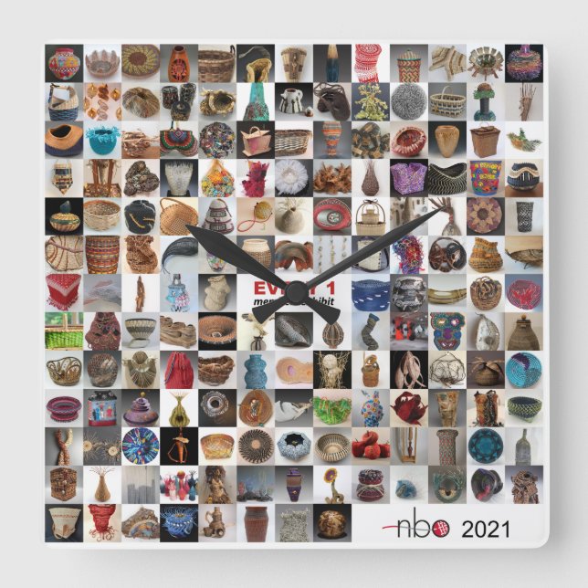 Cada relógio de parede de 1 cesta (Frente)