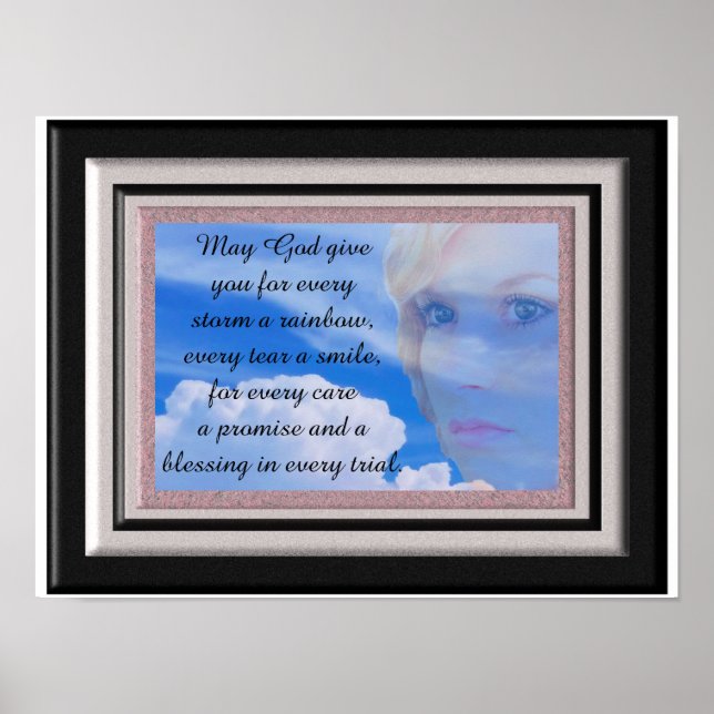 Cada tempestade num arco-íris - arte impressão (Frente)