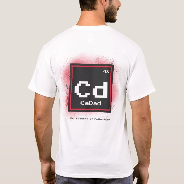 CADAD O Elemento da Paternidade Camiseta (Verso)