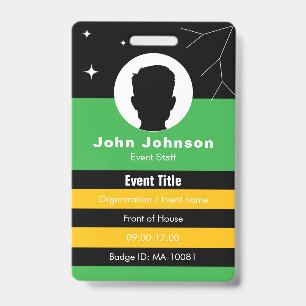 Cadalete de evento em código QR • Crachá digital c