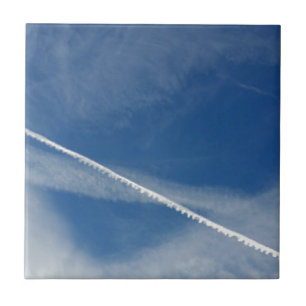 cadarço branco no céu