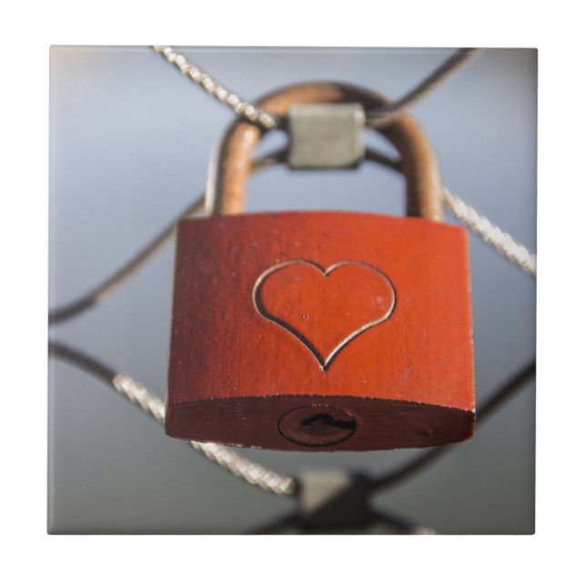 Cadeado de Coração de Amor (Frente)