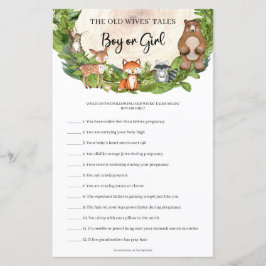 Cadeado de madeira de animais da floresta Guess Bo