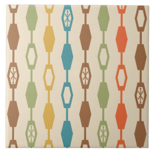 Cadeias Modernas de meio século Multicoloridas