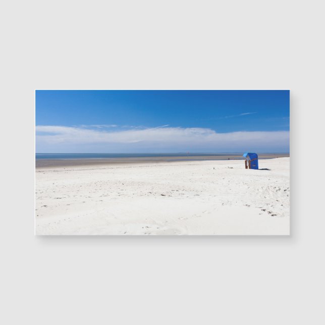 Cadeira de praia no Mar do Norte (Frente)