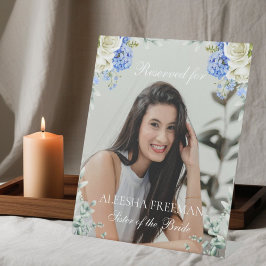 Cadeira Reservada de Casamento Elegante com Hortên