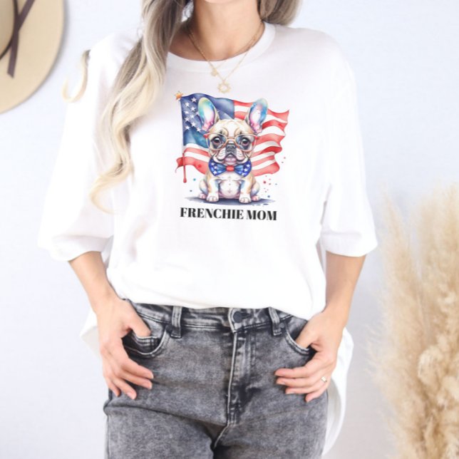 Cadela francesa patriótica mãe frenchie (Criador carregado)