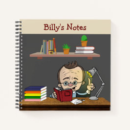 Caderno Amigo do Bibliófilo - Presente Fofo para L