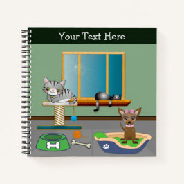 Caderno Amigos Peludos - Presente Adorável para Am