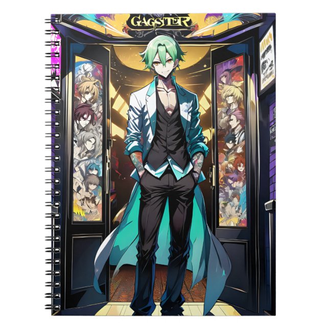 Caderno Anime Mistério no Centro (Frente)