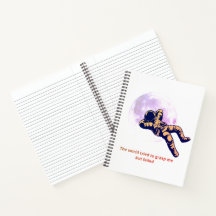 Caderno Astronauta Lua – Arte Espacial Inspiradora
