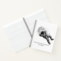 Caderno Astronauta Lua – Arte Espacial Inspiradora