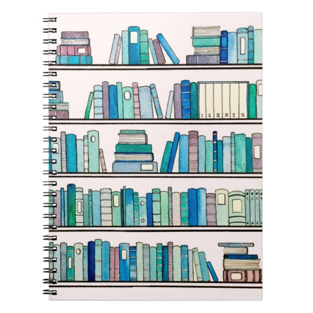 Caderno azul da biblioteca (Frente)