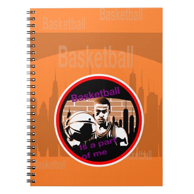 Caderno Basketball is a part of me (Frente)