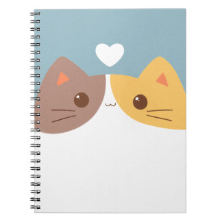 Caderno bonito do gato