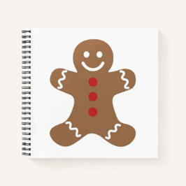 Caderno bonito do quadrado do homem de