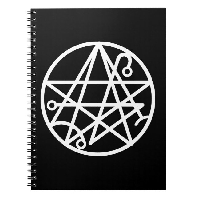 Caderno branco do selo de Necronomicon (Frente)