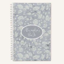Caderno Bullet Journal Azul Poeirento Calmante com