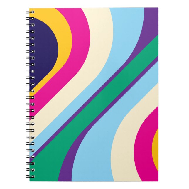 Caderno Colorido com Espiral  (Frente)