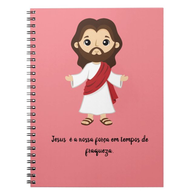 caderno com frases de jesus (Frente)