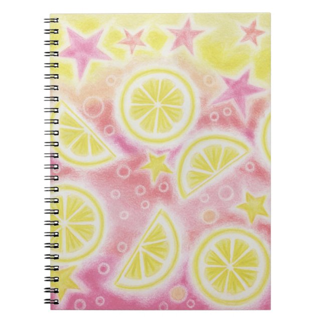 Caderno cor-de-rosa da limonada (Frente)