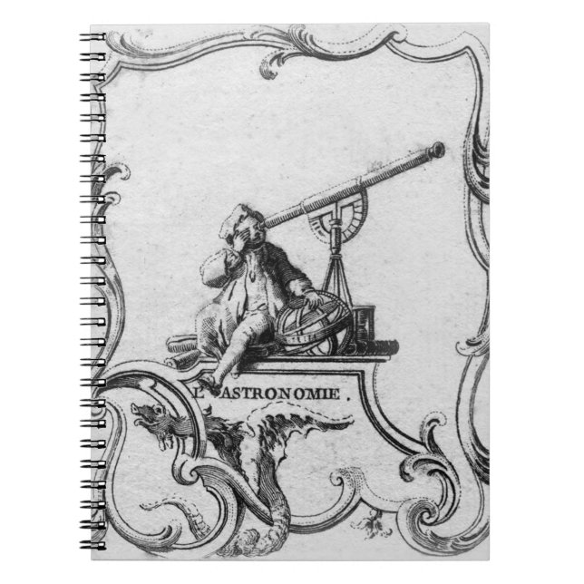 Caderno da astronomia do vintage (Frente)