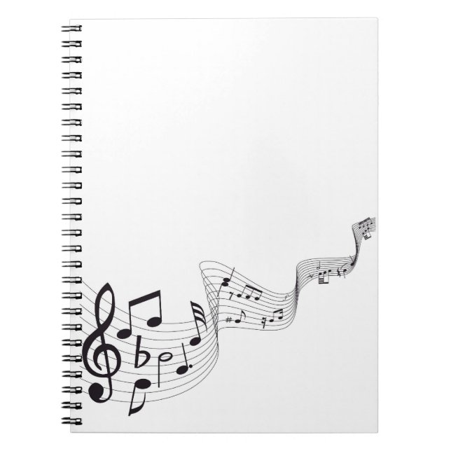 Caderno da nota musical (Frente)