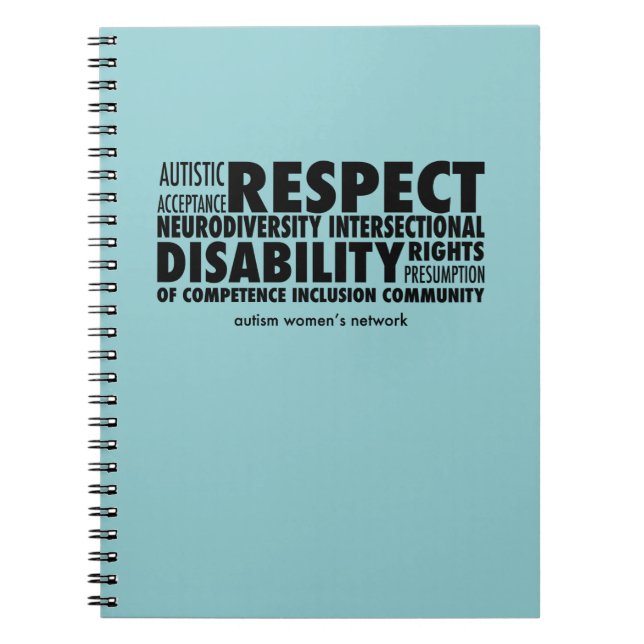 Caderno da nuvem da palavra da ARESTA (Frente)