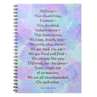 Caderno da página do poema 80 das inabilidades das