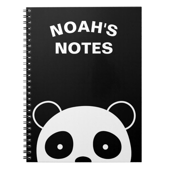 Caderno da panda, caderno da escola (Frente)