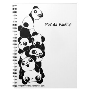 Caderno da panda de Pandastic