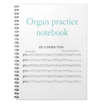 Caderno da prática do órgão para organistas