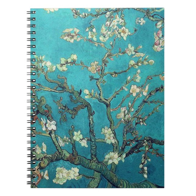 Caderno das flores da amêndoa de Van Gogh (Frente)