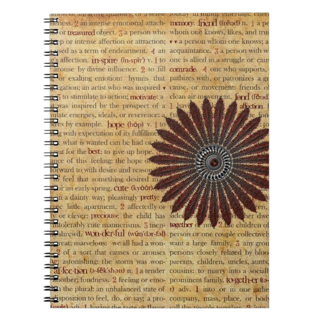 Caderno das palavras (Frente)