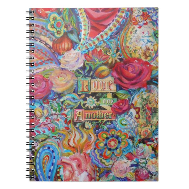 Caderno de Amor Boho Estilo Paisley (Frente)