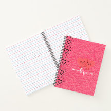 Caderno de Amor do Dia dos Namorados – Design de C
