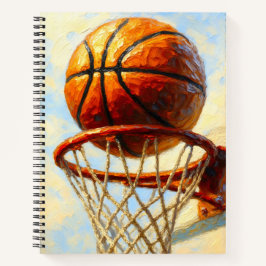 Caderno de Arte de Basquetebol - Diário de Design 