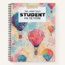 Caderno de balões de ar