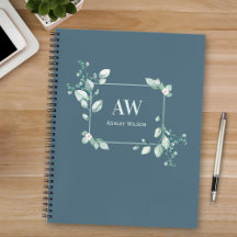 Caderno de Botânica de Eucalipto Elegante