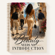Caderno de capa dura de moda premium