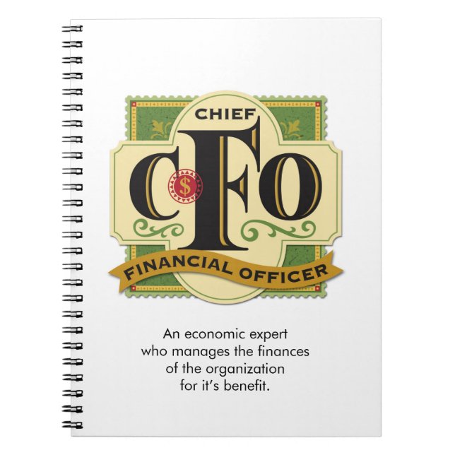 Caderno de "CFO" (Frente)