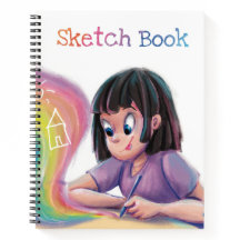 Caderno de Desenho de Arte para Crianças | Você es